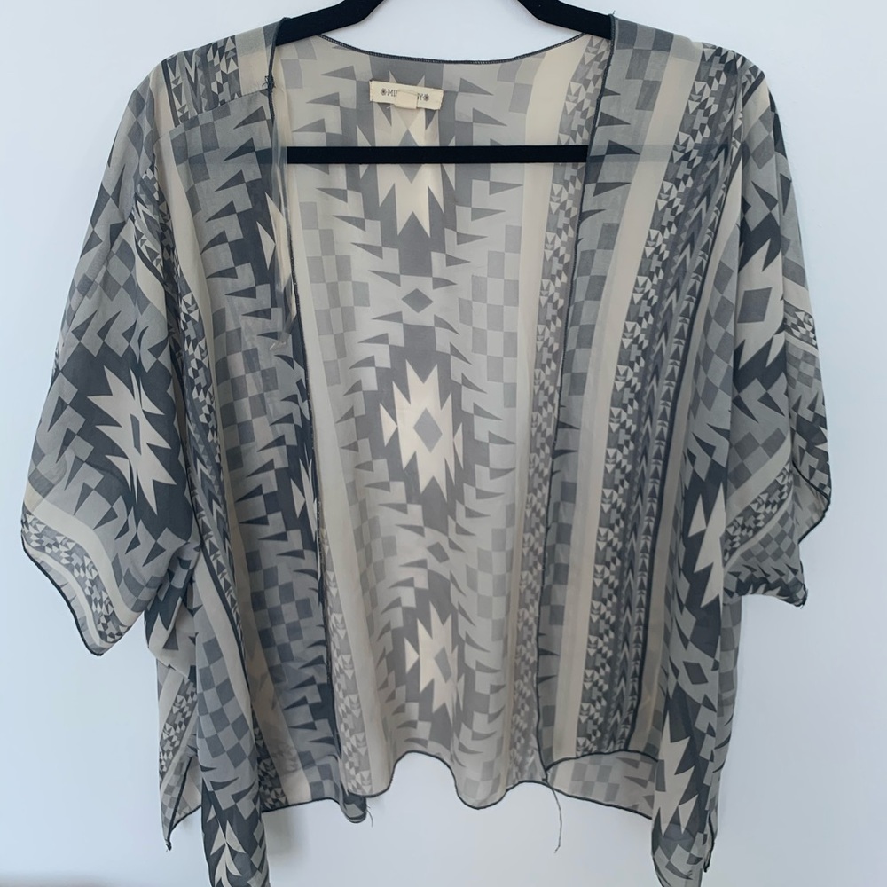 Lightweight Grey Kimono